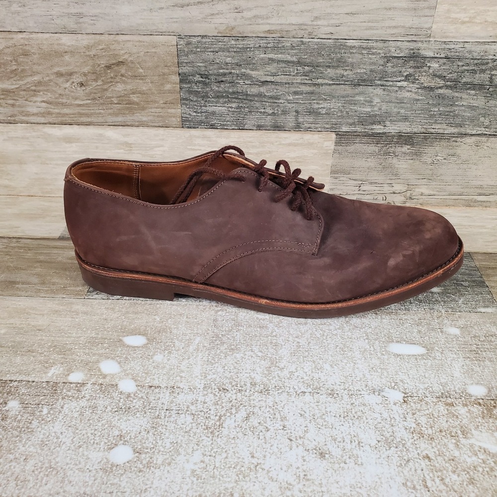 Sebago Mens Oxford Shoes Sz 12 W Brown Comfort Lace Up Low Top Round Toe